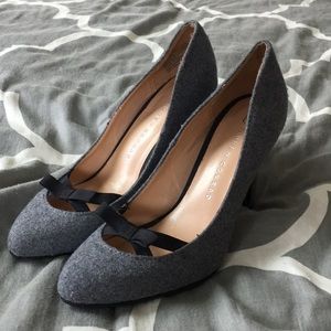 LC Lauren Conrad Grey Heels